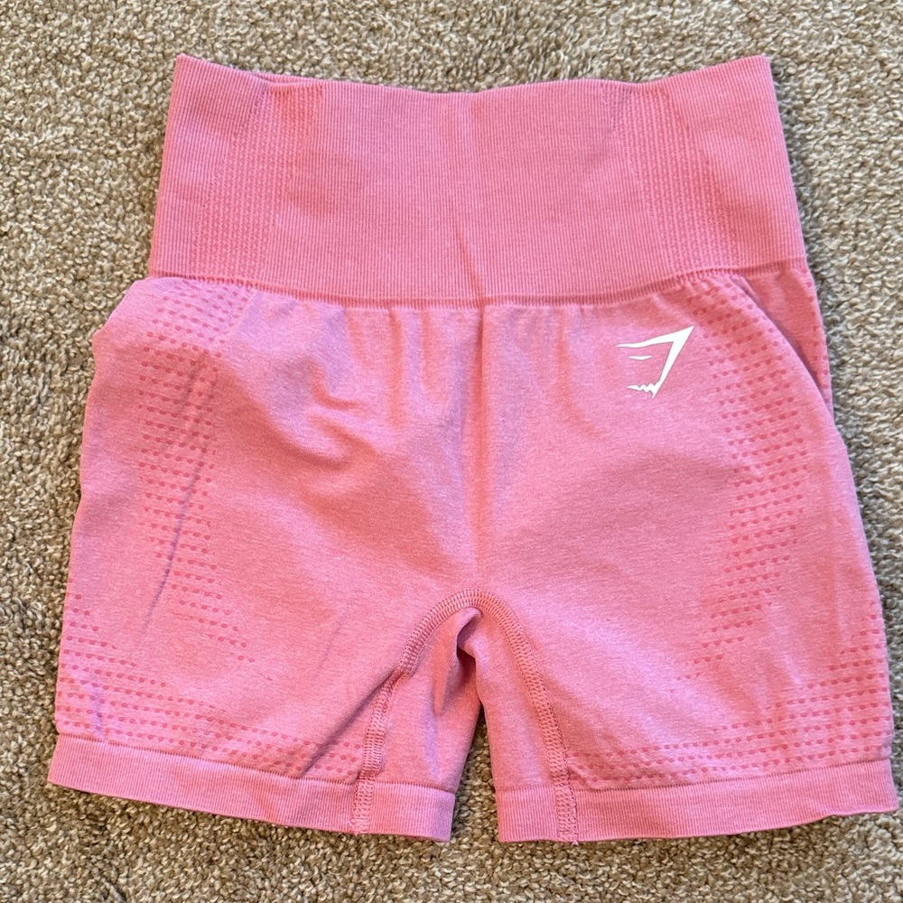 Gymshark Pink High-Waisted Seamless Shorts